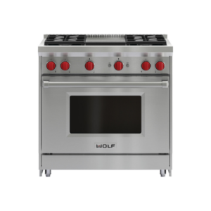 Wolf Gas Range with Infrared Griddle