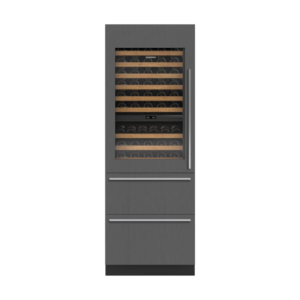 SubZero Designer Wine Storage with Refrigerator Drawers