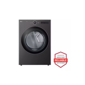 LG Electric Dryer with TurboSteam and AI Fabric Sensor