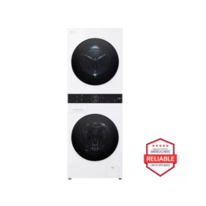 Compact Single Unit LG WashTower™ 2.4 Cu. Ft. Washer and 4.2 Cu. Ft. Electric Ventless HeatPump™ Dryer